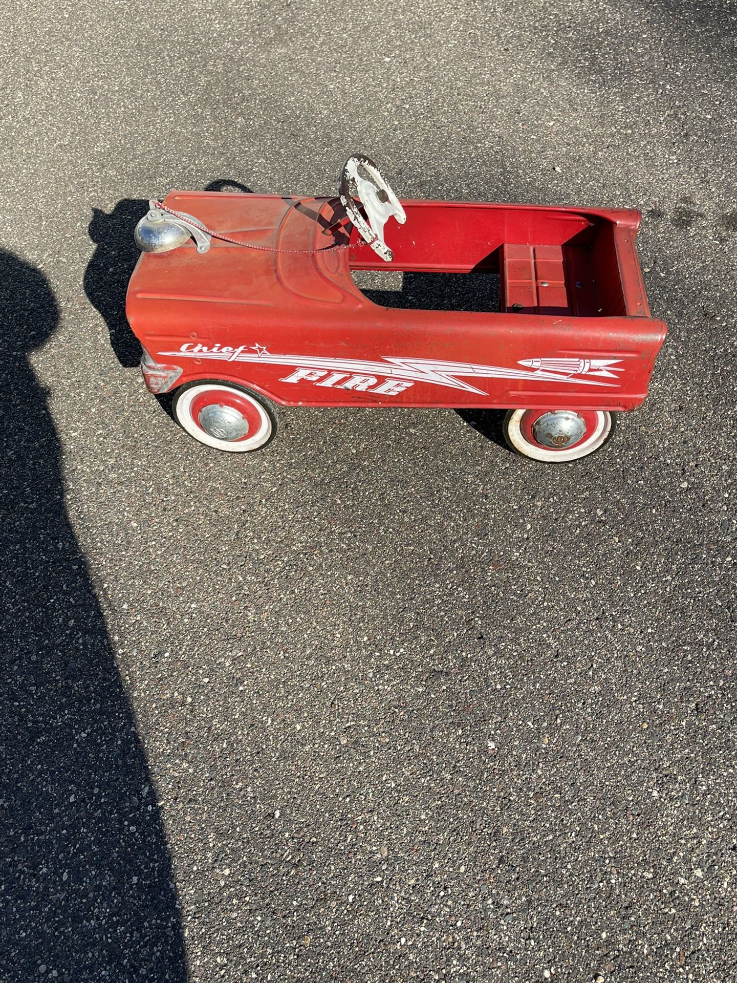 60’s Fire Chief Peddle Car $350/obo