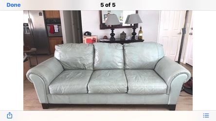 Couch Sofa, Love Seat And Ottoman Leather