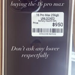 16 Pro Max 