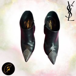 YSL STUDDED BOOTIES