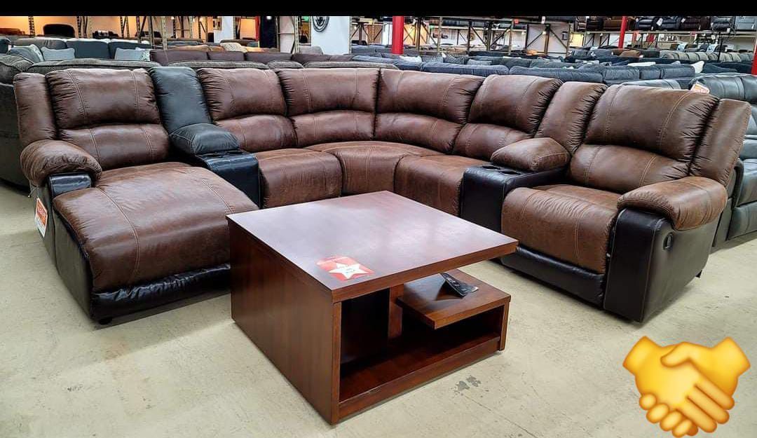 Ashley Nantahala Reclining Sectional Sofa Couch With İnterest Free Payment Options 