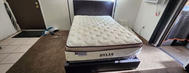 Complect frame with box and mattress