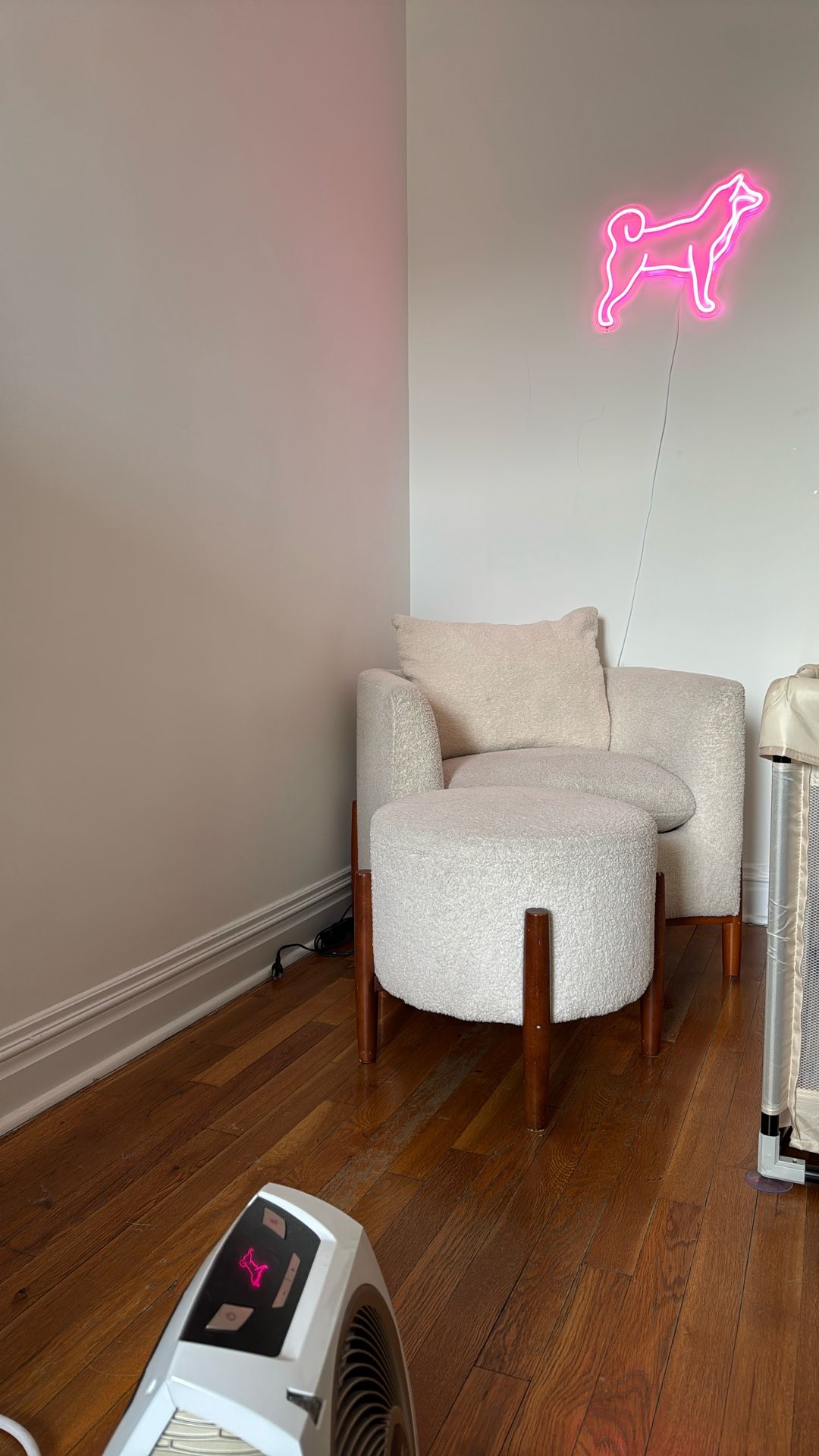 Accent Chair And Ottoman 