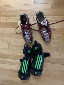 Cleats With Protective Guards.