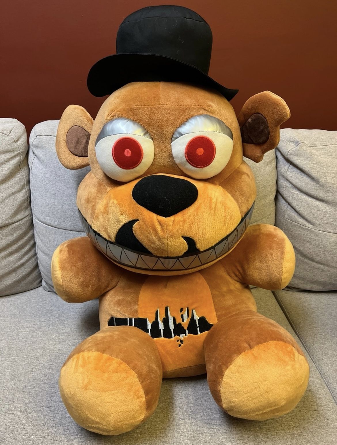 Collectible Rare Five Nights At Freddys Nightmare Freddy Jumbo 27 Plush Soft Toy