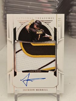 Jackson merrill prospect Patch Auto /99 National treasures