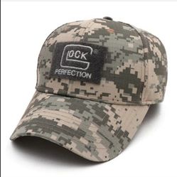 GLOCK PERFECTION ACU DIGITAL CAMO CAP.  NEW WITH TAGS IN SEALED BAG. 