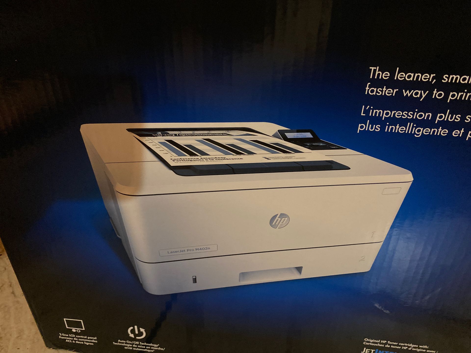 New H P Printer m402n