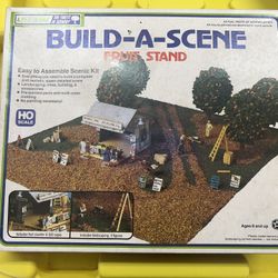 HO Scale Train Build A Scene Fruit Stand 
