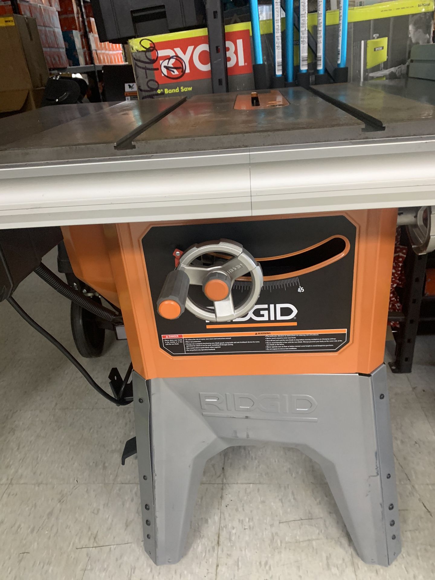 RIDGID 13 Amp 10 in. Professional Cast Iron Table Saw for Sale in Houston, TX OfferUp