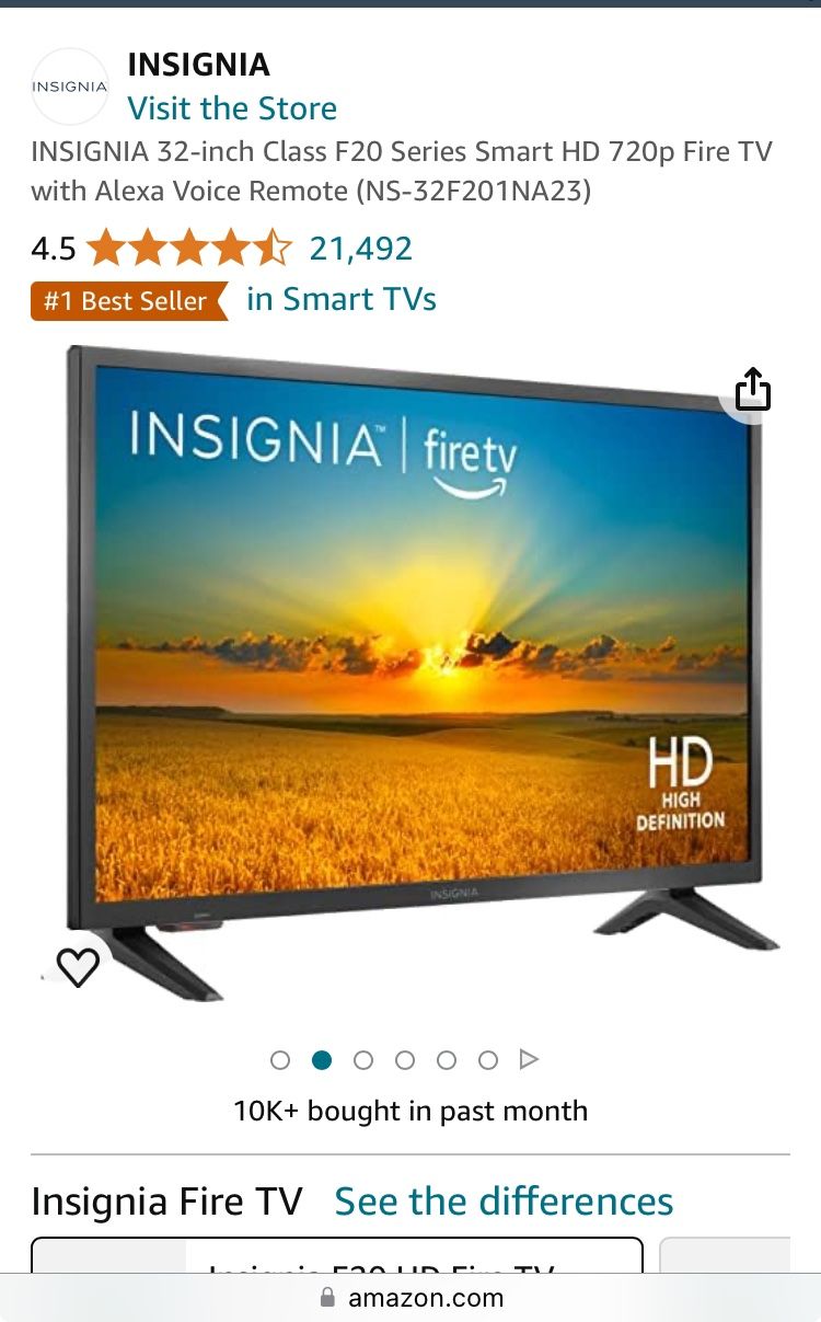 Insignia  fire Tv 32”