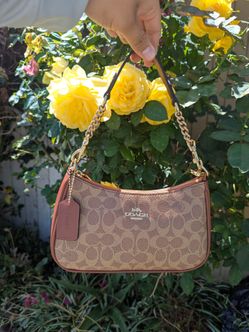 Coach Terri shoulder bag caramel brown