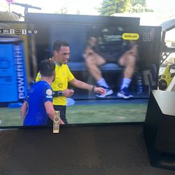 65” Sony Smart Tv With Soundbar And Subwoofer ( Read Description)