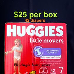 Huggies little movers size 7