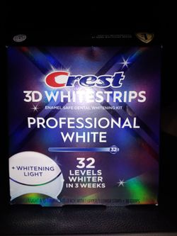 Crest 3D whitening strips