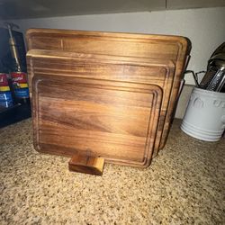 New! Cutting Boards With Rack