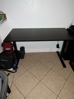 Black desk