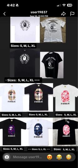 Bape shirts