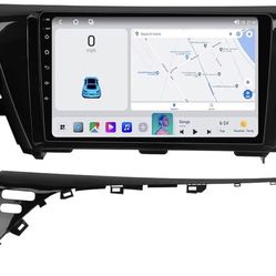 Stereo Radio for Toyota Camry 2018 2019 2020 - Biorunn Wireless Car-Play Android Auto GPS Navigation - (4GB+64GB) Head Unit 10.1 Inch Blue-Tooth 5GWiF