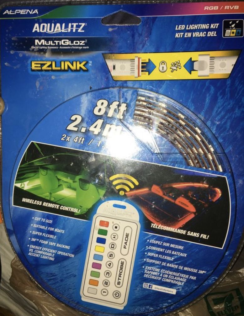 AquaLitz MultiGloz EZLINK LED Lighting Kit w/ wireless remote by Alpena