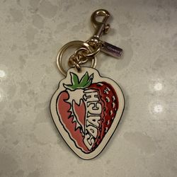 Coach Strawberry Bag Charm 