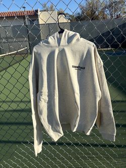 Essential hoodies light oatmea: small, medium, and XL