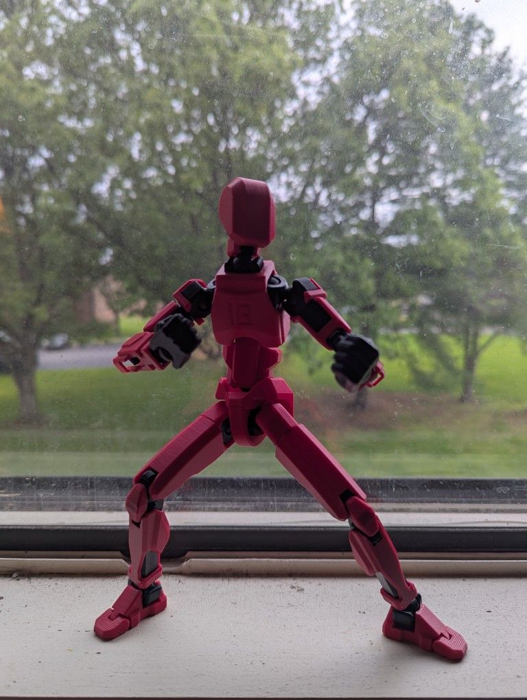 Articulated 3D Printed #13 Figure