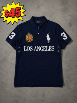 Polo Ralph Lauren Los Angeles Navy Polo Shirt (in person meets🤝)