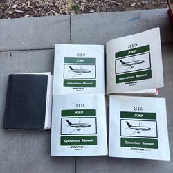 Lot of 5 1984 BOEING 737 OPERATIONS MANUAL