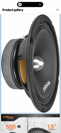 Used 8 inch prv