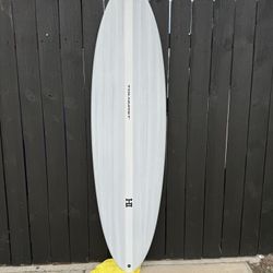 Mid 6 Mini Tolhurst Harley Ingleby Thunderbolt Red Surfboard 