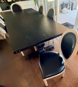 Dining table 6 chairs