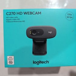Logitech C270 HD Webcam- BRAND NEW