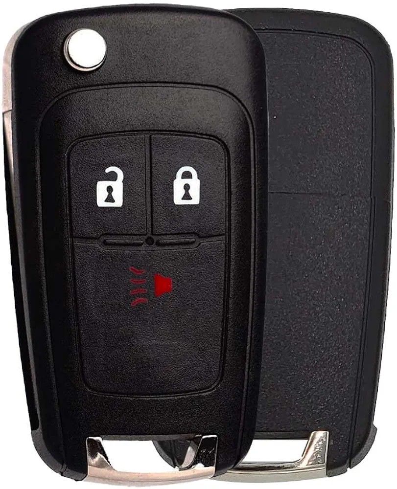 Replacement for Chevrolet Spark Flip Key Fob 3 Buttons That Uses FCC A2GM3AFUS03 Chip ID 46 PN 4 Compatible with 2013 - 2015 Chevrolet Spark - 