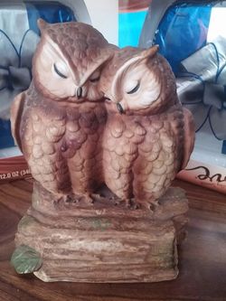 Gorham love owls music box