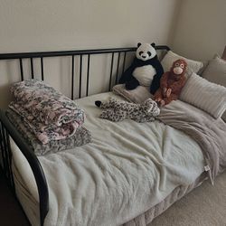 Black Metal Bed Frame