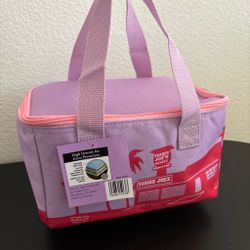 Trader Joe's Mini Insulated Lunch Bag Lavender 1.5 Gallon Cooler Tote Limited summer edition 2026