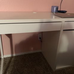 White desk