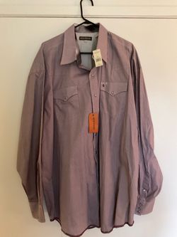Stetson Western Snap Shirt 3XL New And Unworn With Tags