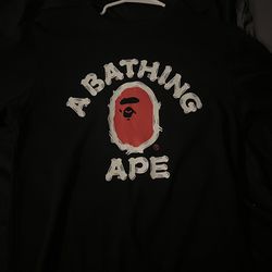 BAPE shirt Black, Red And White Color Way