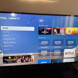 TCL 55” Class 4K Roku Smart LED TV