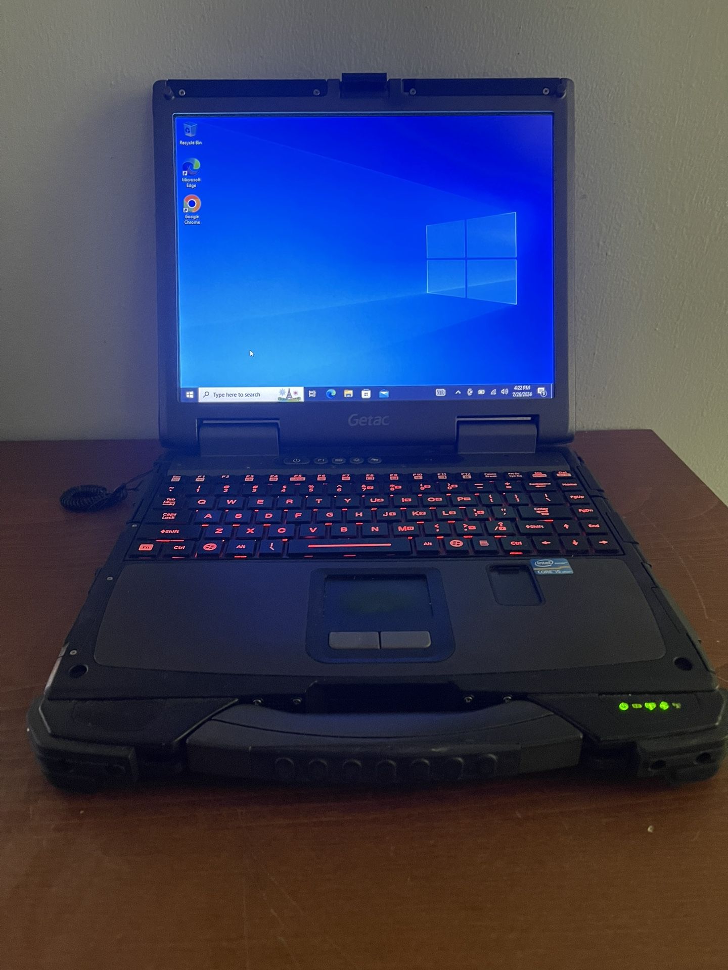 Getac B300G4 ToughBook Core o5 2.60GHz 4GB Ram 256GB SSD Touchscreen 