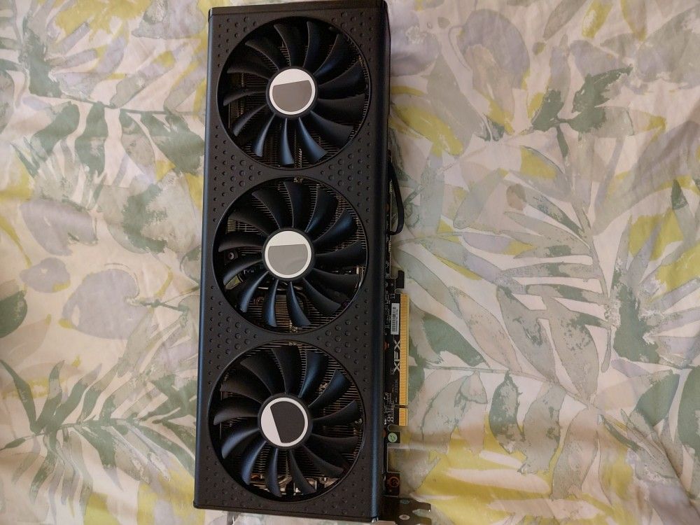 XFX SPEEDSTER QICK 309 AMD Radeon™ RX 7600 XT 16GB graphics card . If want buy im in port St Lucie