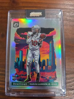 Cardinals Marvin Harrison Jr. Donruss Optic Downtown Rookie Card