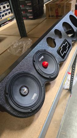 New!! Box For (4) 6 1/2 Mid Range Speakers & (2) Bullet Tweeters.
