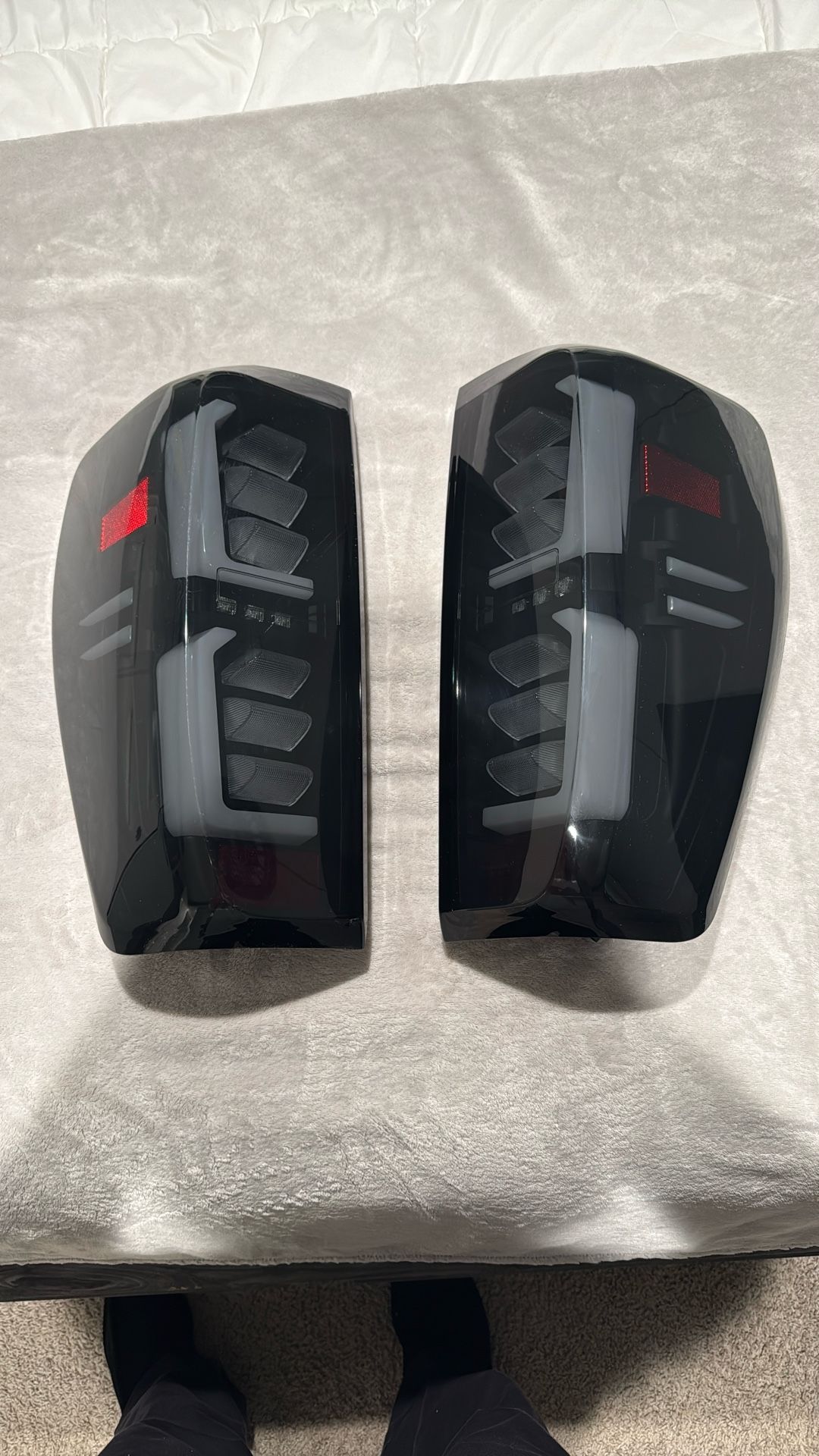 Smoked LED Tail Lights For 2022 GMC Sierra 1500