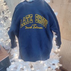 Vintage 1990s David Letterman Sweatshirt/Mens large