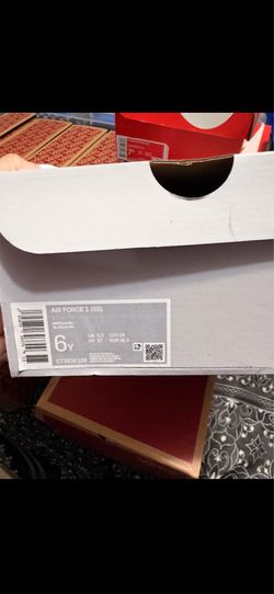 Air Force 1 white 6Y
