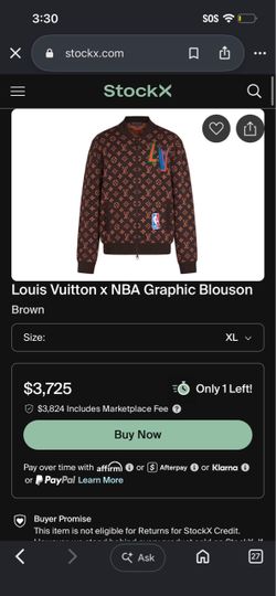 Louis Vuitton x NBA Graphic Blouson Brown M