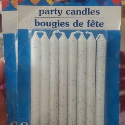 TWO  8 PACK BIRTHDAY CANDLES